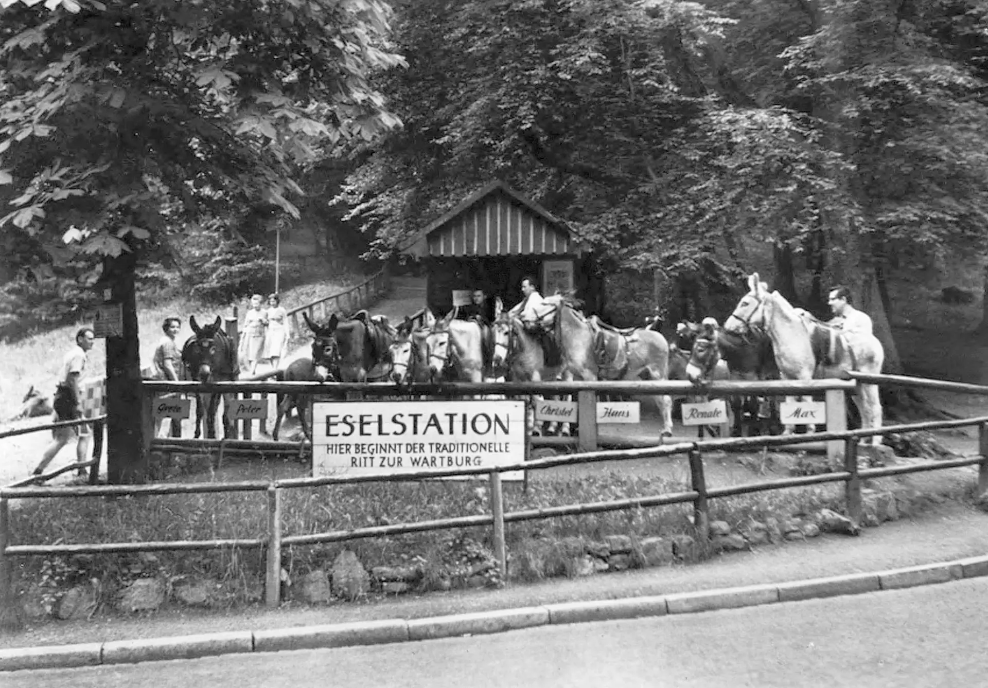 Wartburg - Eselstation, Eisenach, Deutschland